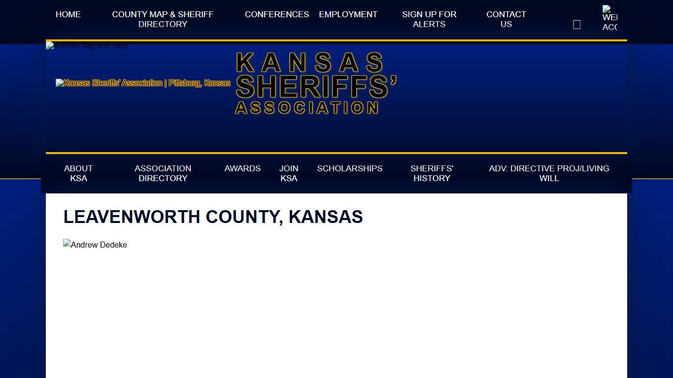 Leavenworth County - Kansas Sheriffs' Association | Pittsburg, Kansas